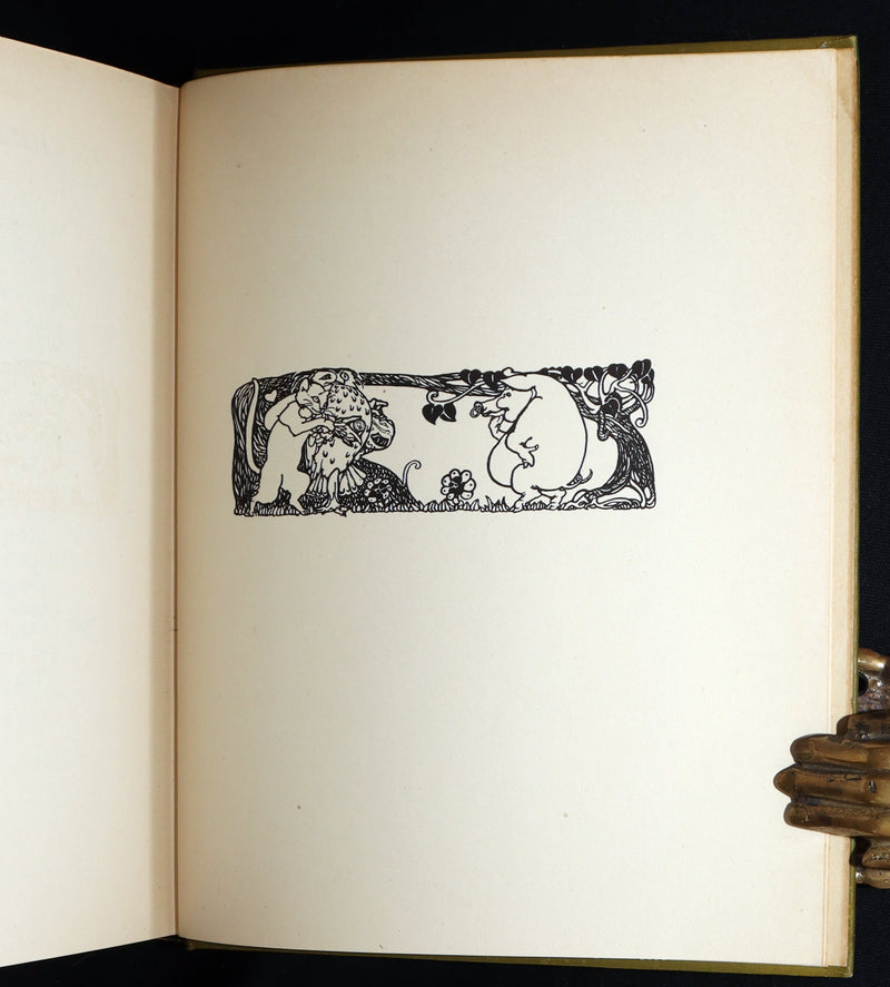 1908 Rare - A Treasury of Verse for Little Children Illustrated by Willy Pogany