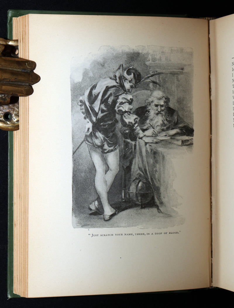 1890 Rare Book - Faust by  Goethe llustrated by Frederick J. Boston