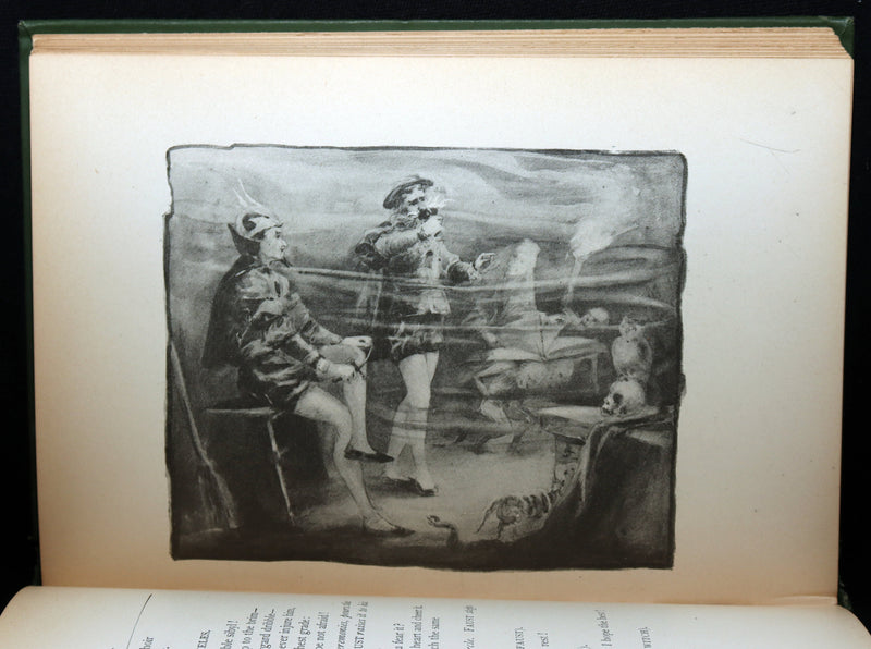 1890 Rare Book - Faust by  Goethe llustrated by Frederick J. Boston