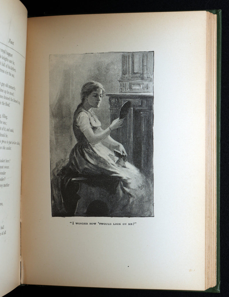 1890 Rare Book - Faust by  Goethe llustrated by Frederick J. Boston