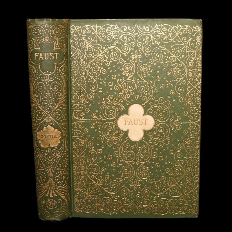 1890 Rare Book - Faust by  Goethe llustrated by Frederick J. Boston