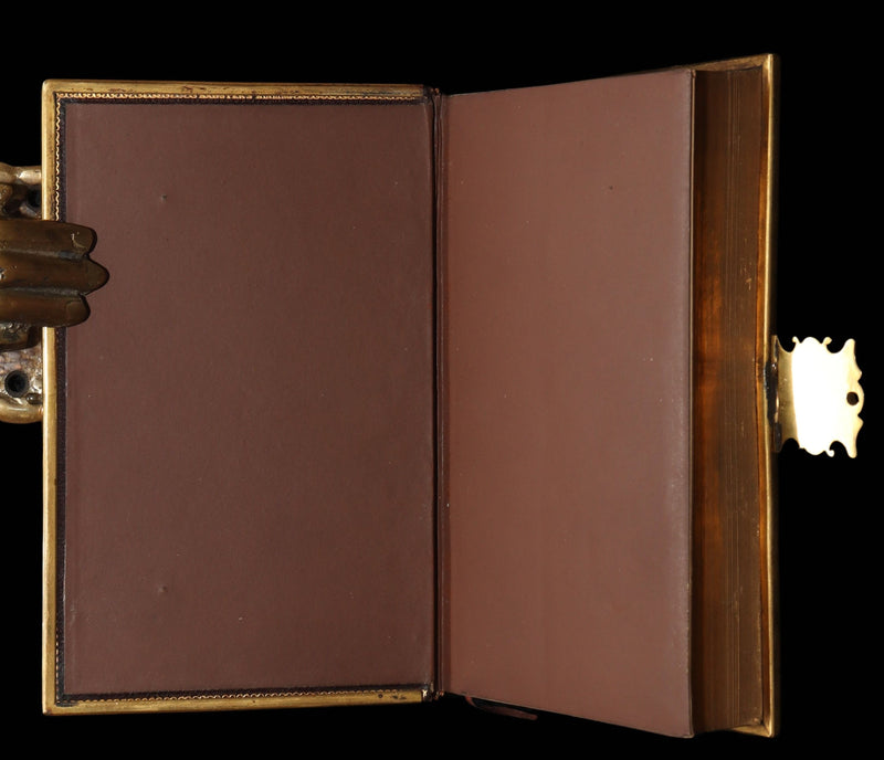 1860 Rare Book bound by Bagster - Polyglot Bible, Old and New Testaments. Clasp