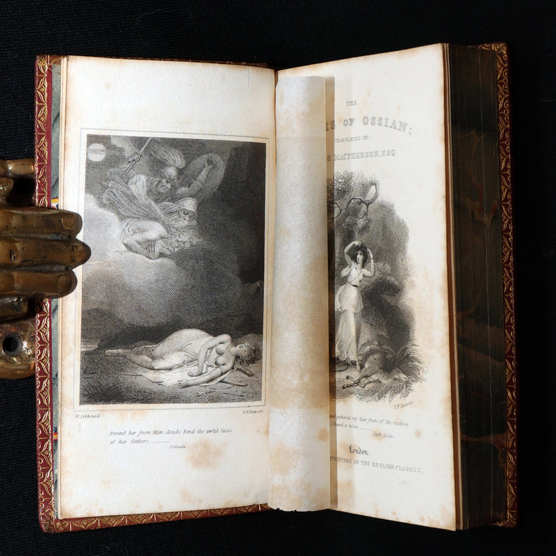 1825 Rare Book - The Poems of Ossian by James Macpherson