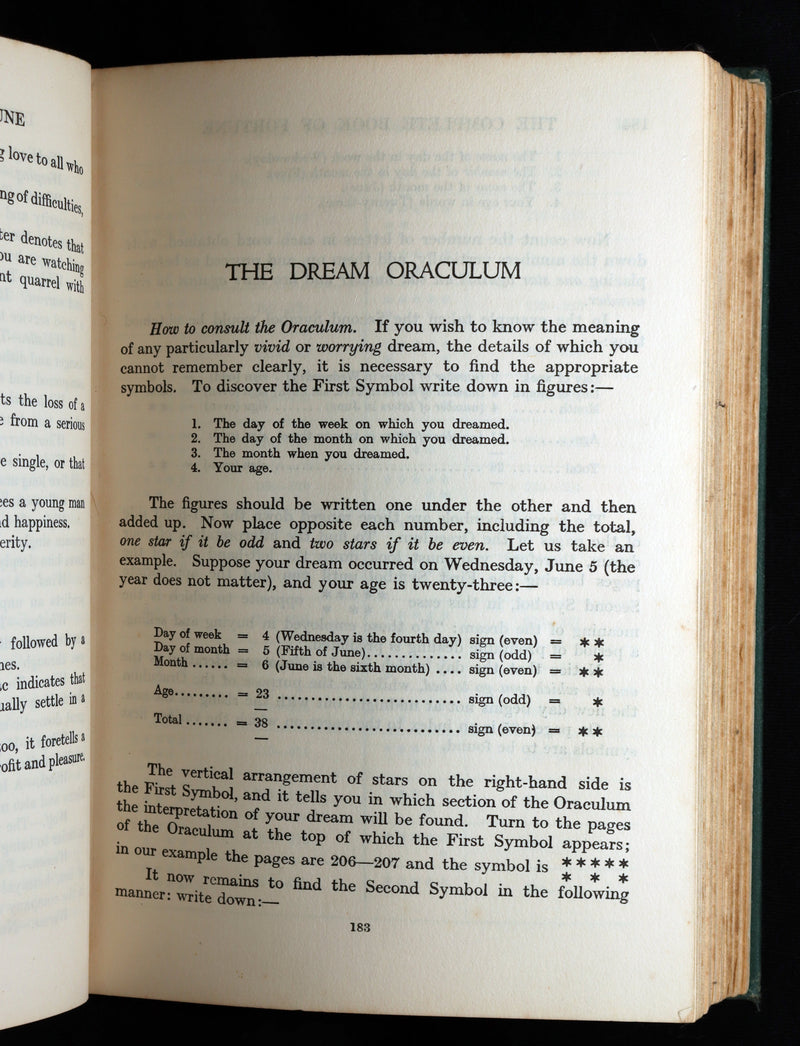 1935 Rare Book - The Complete Book of Fortune and Other Methods Of Divination