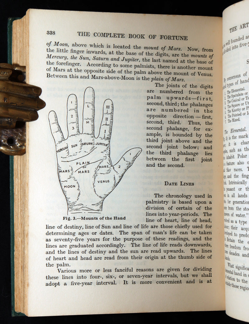1935 Rare Book - The Complete Book of Fortune and Other Methods Of Divination