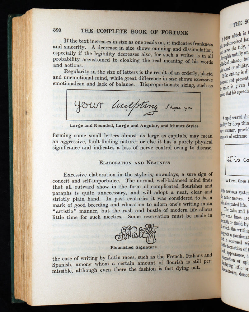 1935 Rare Book - The Complete Book of Fortune and Other Methods Of Divination