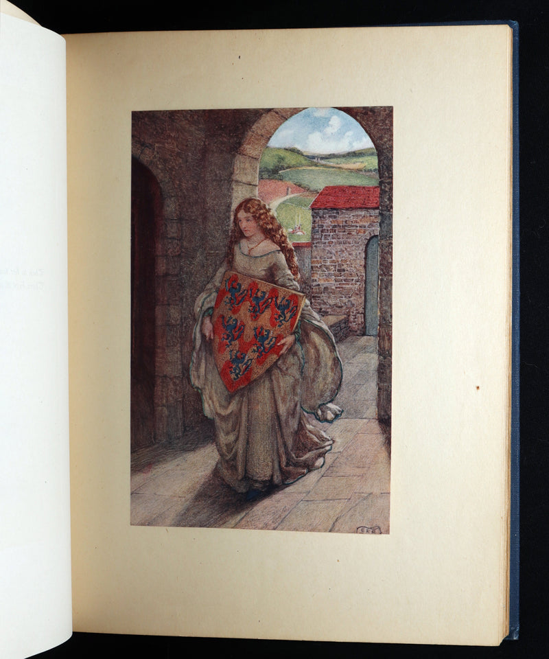 1911 Pre-Raphaelite Edition - Idylls of the King by Eleanor Fortescue Brickdale