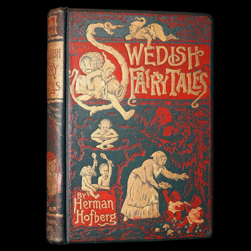 1890 Scarce Book - Swedish Fairy Tales by Herman Hofberg, Illustrated