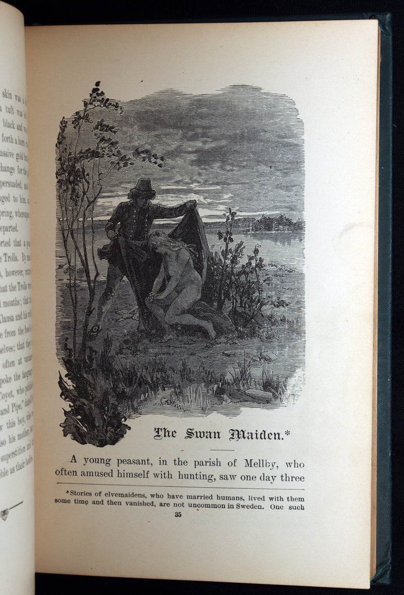 1890 Scarce Book - Swedish Fairy Tales by Herman Hofberg, Illustrated