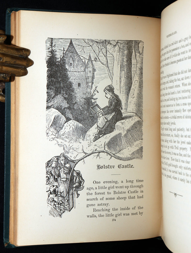 1890 Scarce Book - Swedish Fairy Tales by Herman Hofberg, Illustrated