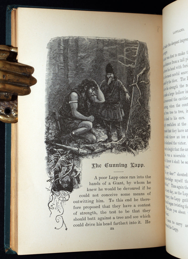 1890 Scarce Book - Swedish Fairy Tales by Herman Hofberg, Illustrated