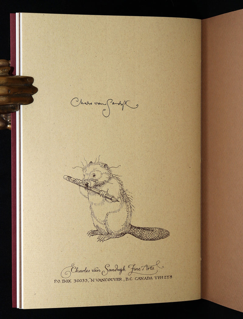 2009 Rare Signed Book - Canadian Content illustrated by Charles van Sandwyk