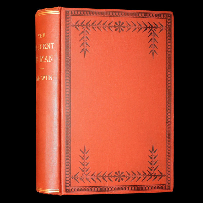 1892 The Descent of Man – Charles Darwin Rare Edition