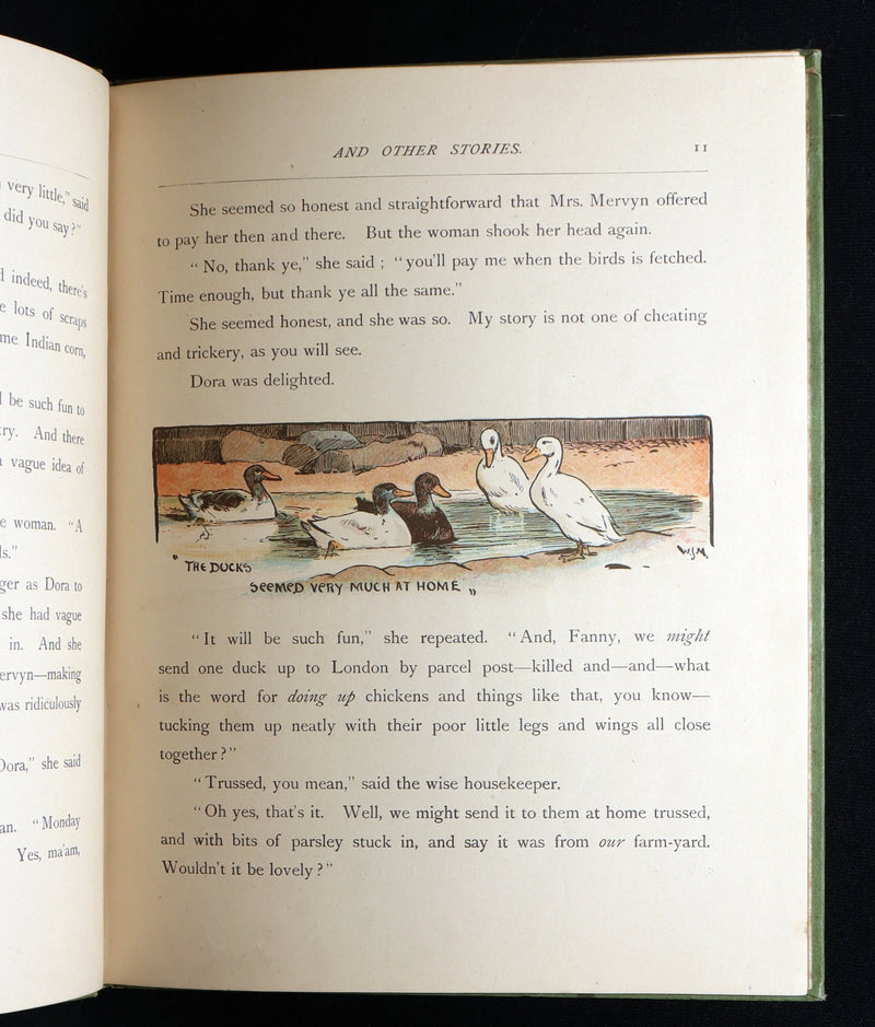 1890 Victorian Children’s Book – Lucky Ducks, Molesworth