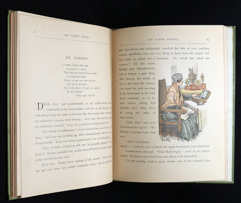 1890 Victorian Children’s Book – Lucky Ducks, Molesworth