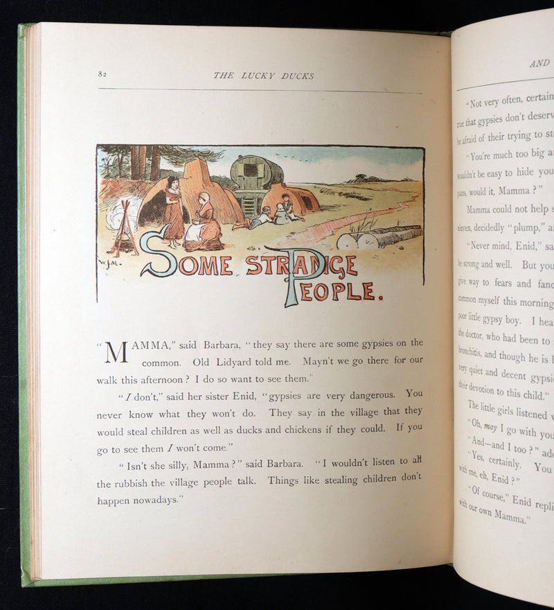 1890 Victorian Children’s Book – Lucky Ducks, Molesworth