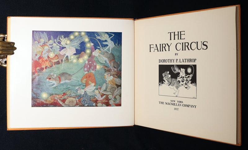 1937 The Fairy Circus – Signed Dorothy P. Lathrop, Scarce