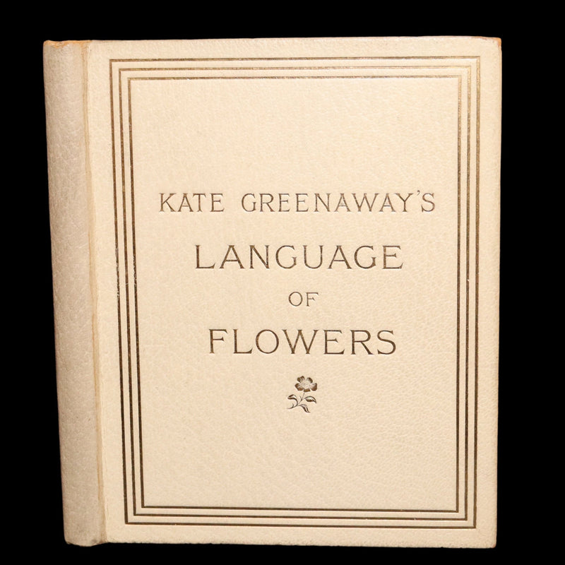 1884 Rare First Edition - Language of Flowers Illustrated by Kate Greenaway