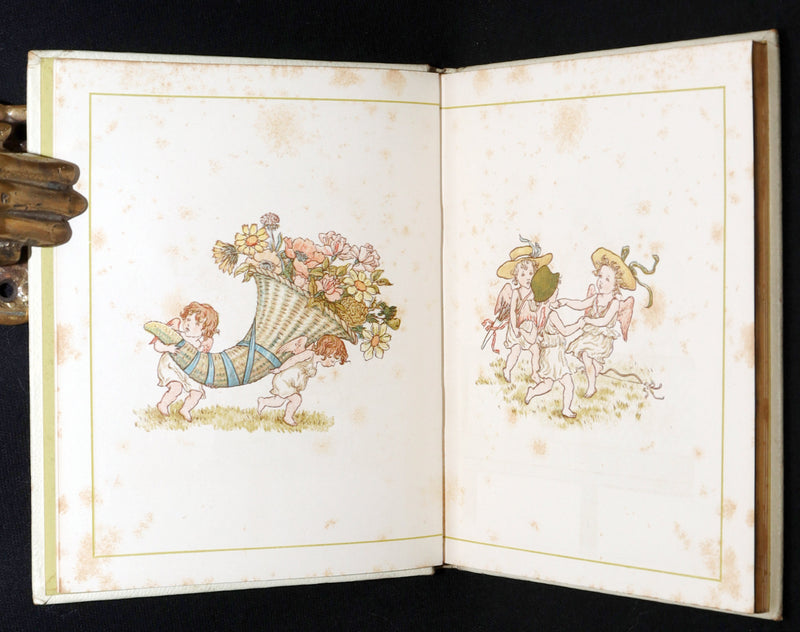 1884 Rare First Edition - Language of Flowers Illustrated by Kate Greenaway