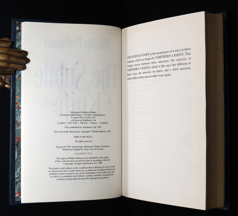1995 First Editions Morocco Binding - Philip Pullman His Dark Materials Trilogy