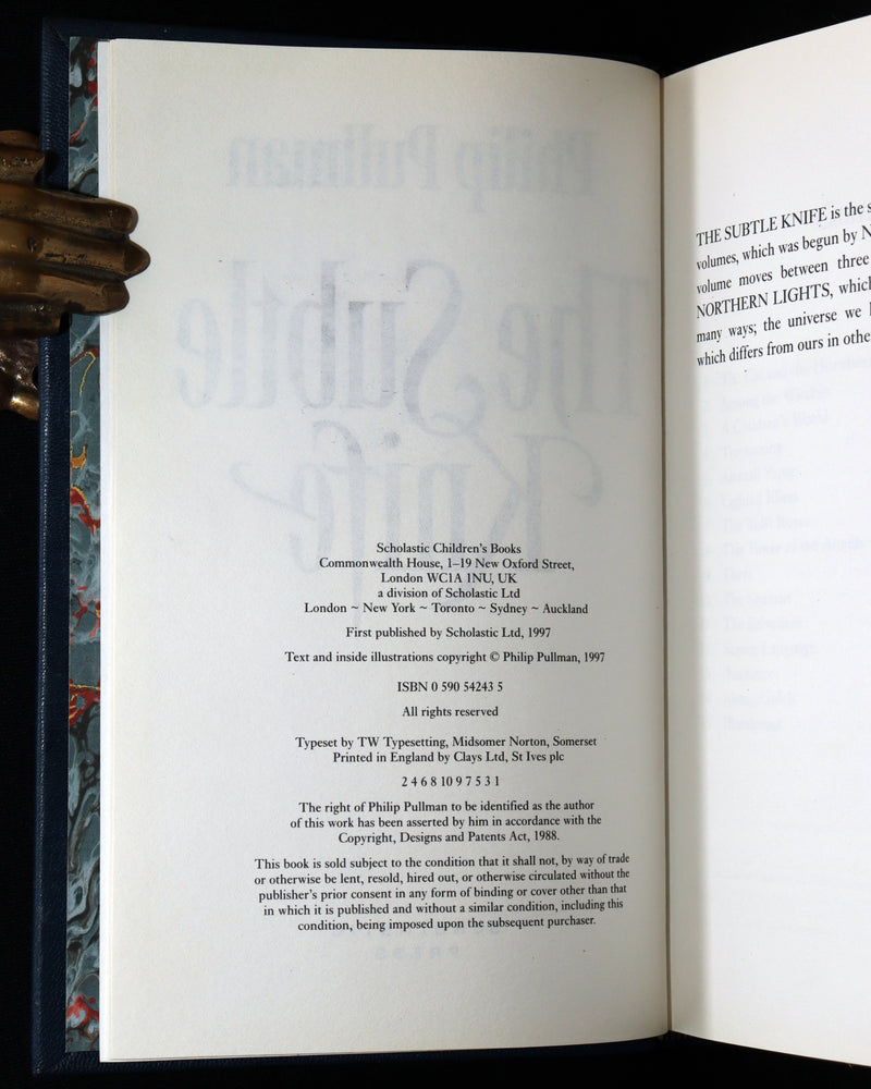1995 First Editions Morocco Binding - Philip Pullman His Dark Materials Trilogy