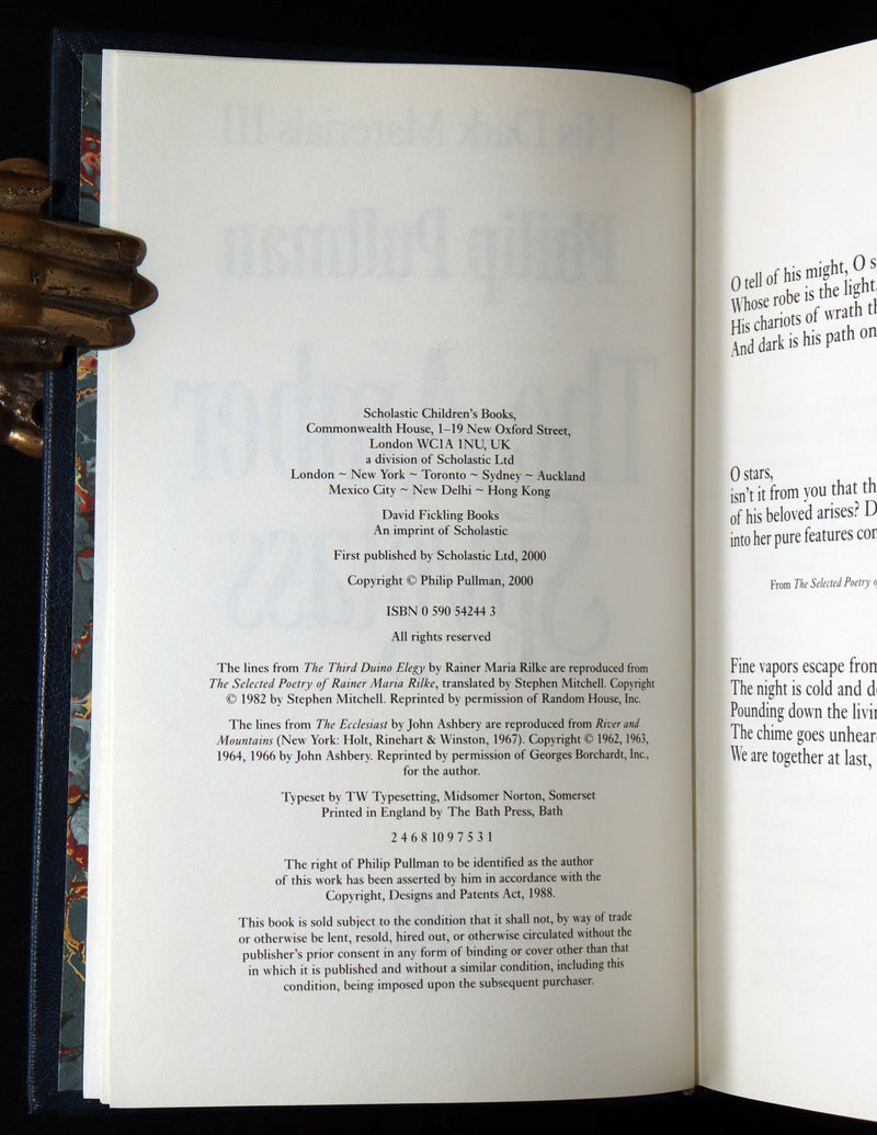 1995 First Editions Morocco Binding - Philip Pullman His Dark Materials Trilogy