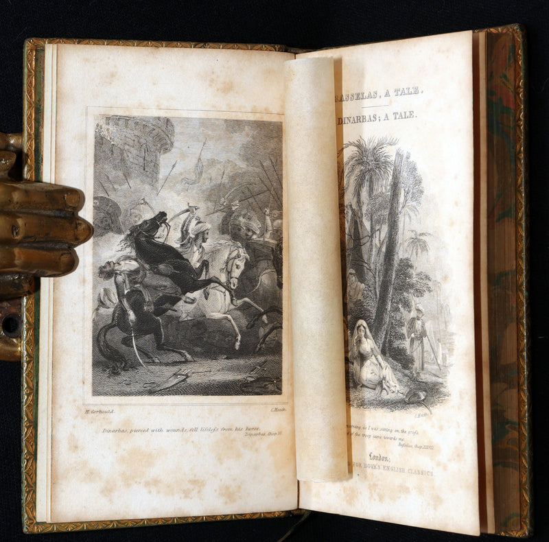 1827 Rare Philosophical Book - Rasselas; A Tale. With Dinarbas; A Tale