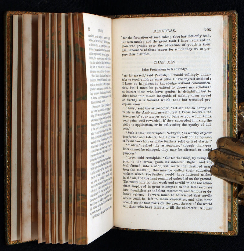 1827 Rare Philosophical Book - Rasselas; A Tale. With Dinarbas; A Tale