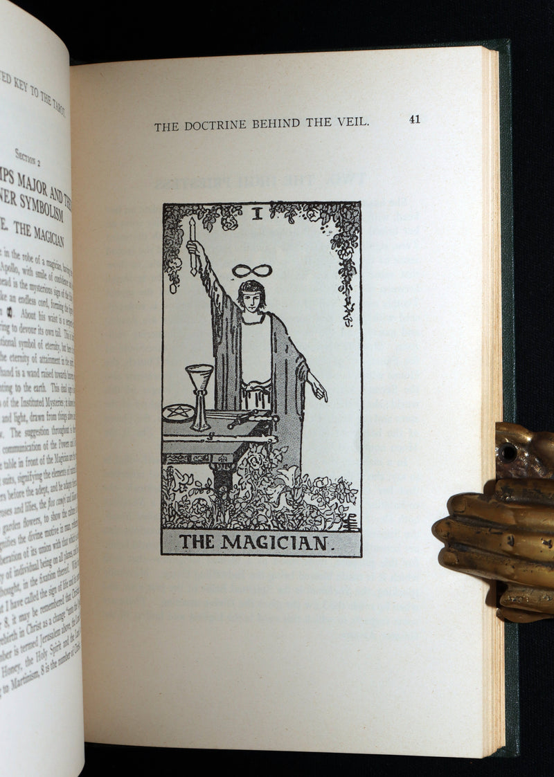 1918 First Edition - The Illustrated Key to the Tarot, Divination by de Laurence