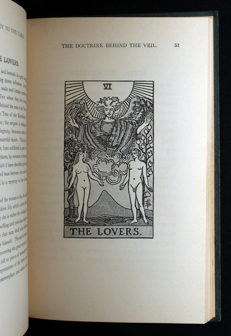 1918 First Edition - The Illustrated Key to the Tarot, Divination by de Laurence