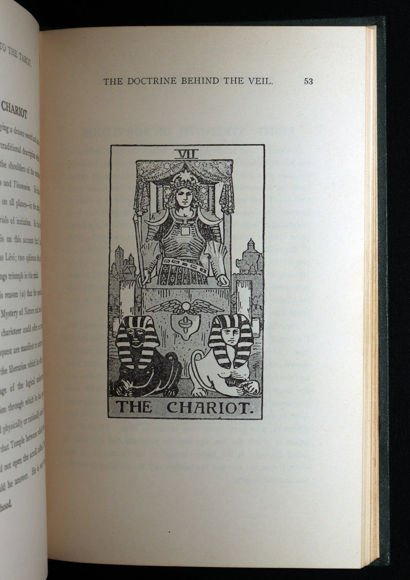1918 First Edition - The Illustrated Key to the Tarot, Divination by de Laurence