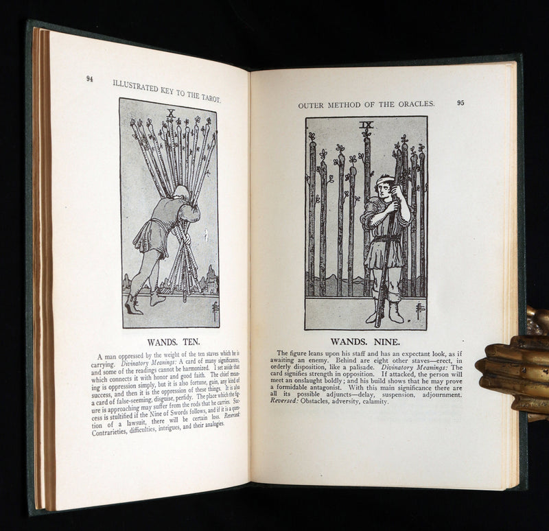 1918 First Edition - The Illustrated Key to the Tarot, Divination by de Laurence