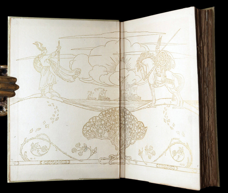 1912 Rare First Edition - A Child’s Book of Warriors Illustrated by Herbert Cole