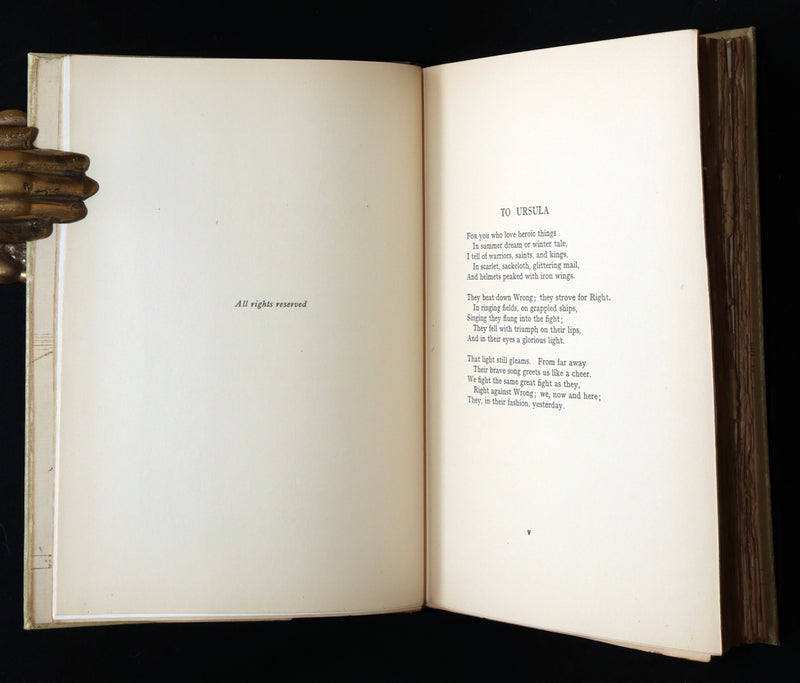 1912 Rare First Edition - A Child’s Book of Warriors Illustrated by Herbert Cole