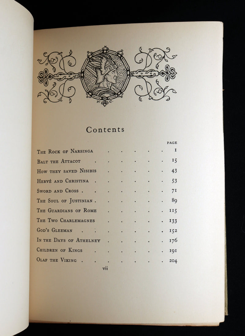 1912 Rare First Edition - A Child’s Book of Warriors Illustrated by Herbert Cole