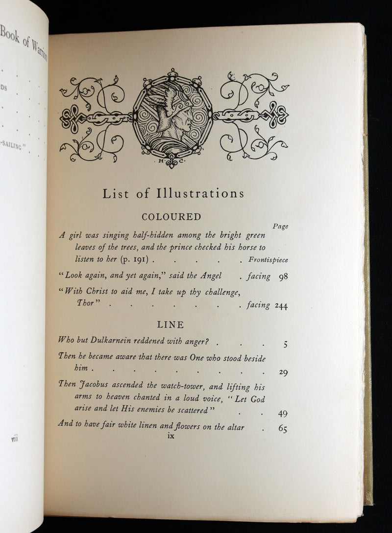 1912 Rare First Edition - A Child’s Book of Warriors Illustrated by Herbert Cole
