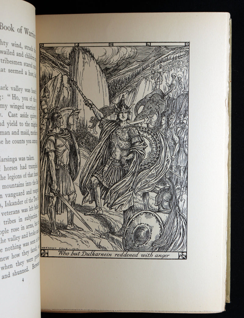 1912 Rare First Edition - A Child’s Book of Warriors Illustrated by Herbert Cole