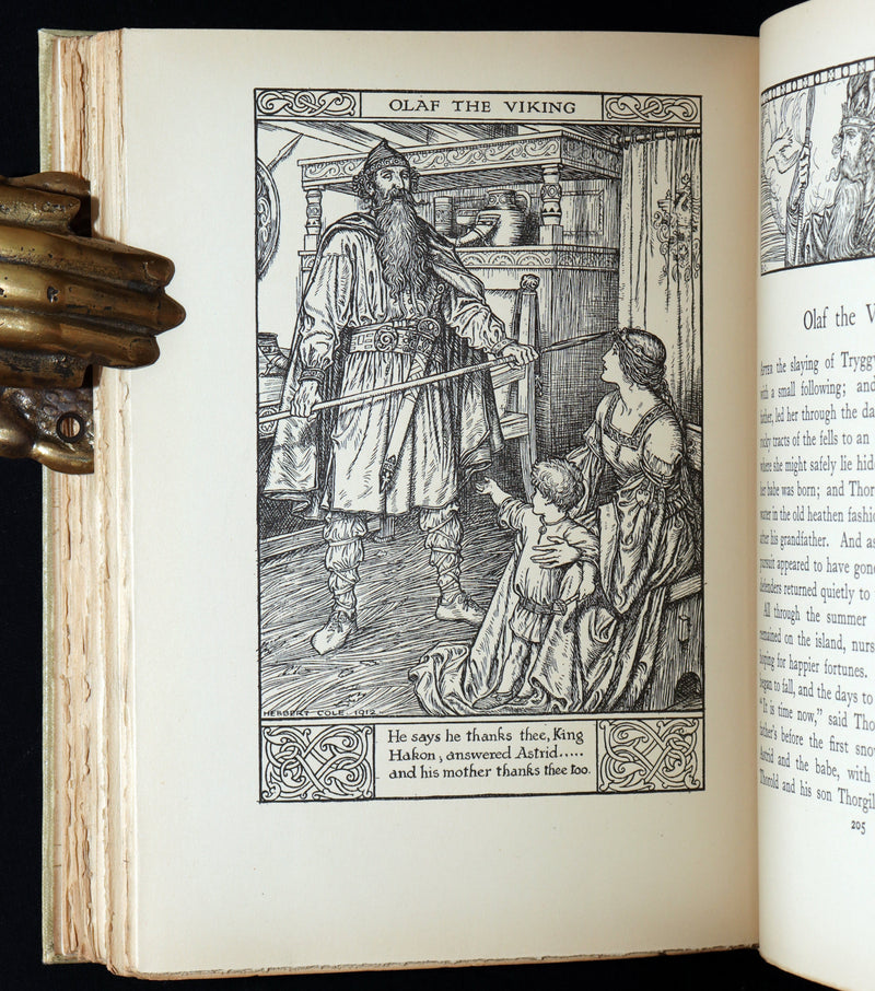1912 Rare First Edition - A Child’s Book of Warriors Illustrated by Herbert Cole
