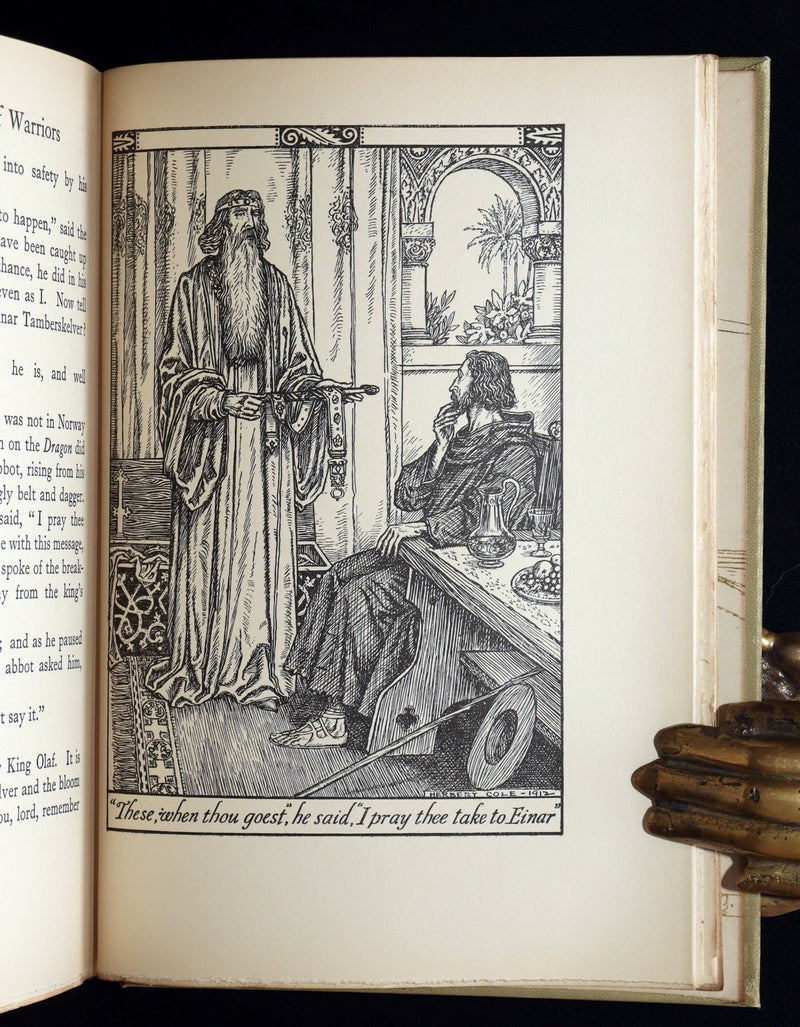 1912 Rare First Edition - A Child’s Book of Warriors Illustrated by Herbert Cole