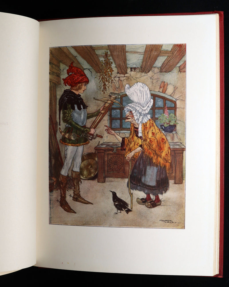 1915 Rare First Edition - Grandmother’s Fairy Tales Illustrated by Maurice Lalau