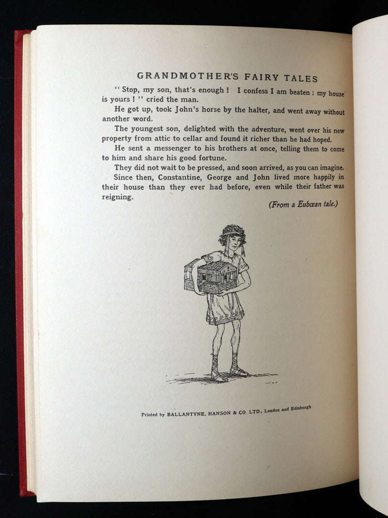 1915 Rare First Edition - Grandmother’s Fairy Tales Illustrated by Maurice Lalau