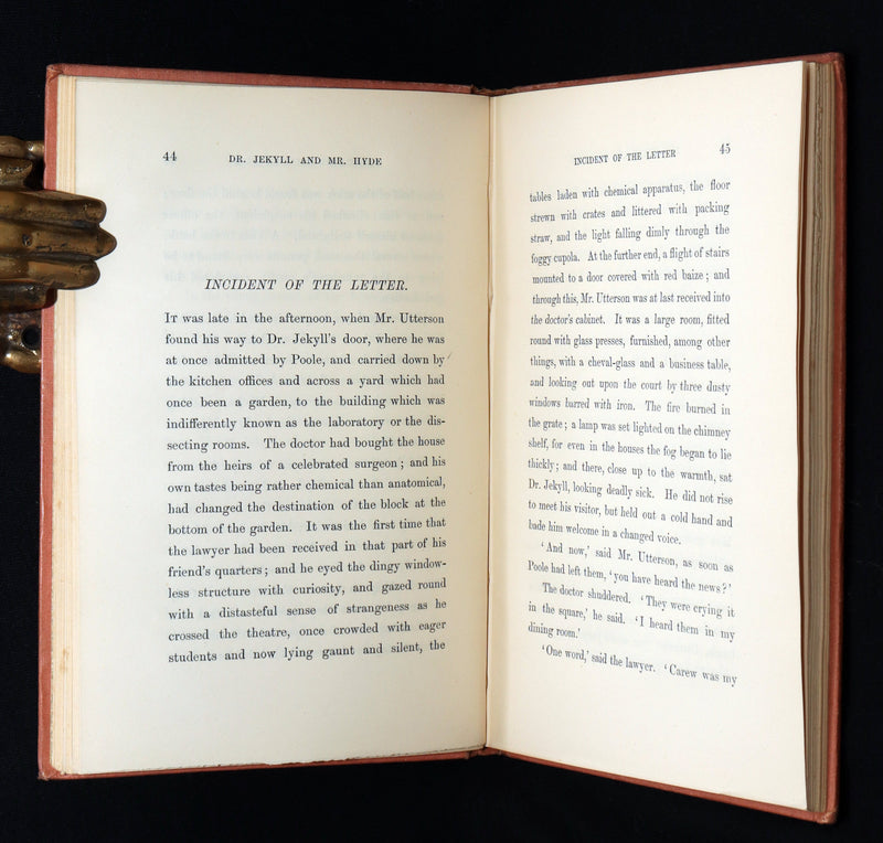 1886 Scarce Third Edition - Strange Case of Dr. Jekyll and Mr. Hyde by Stevenson