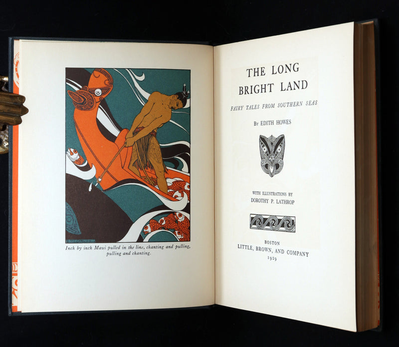 1929 Signed First Edition - The Long Bright Land, Fairy Tales from Southern Seas