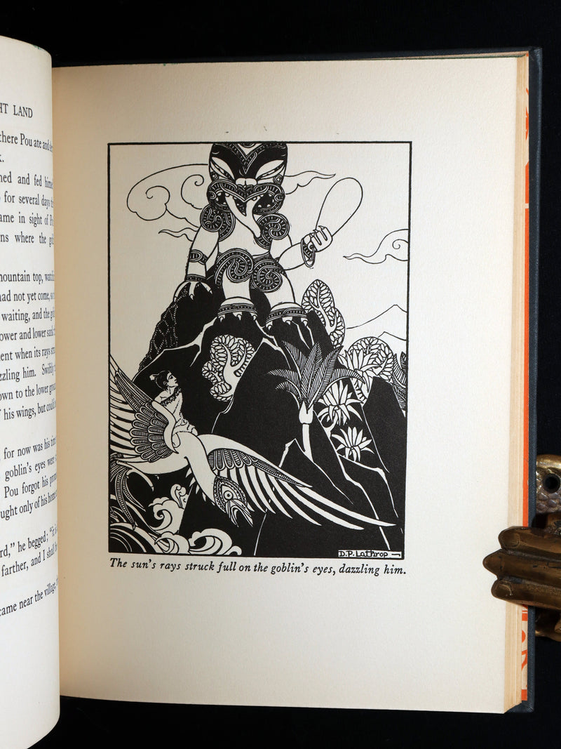1929 Signed First Edition - The Long Bright Land, Fairy Tales from Southern Seas