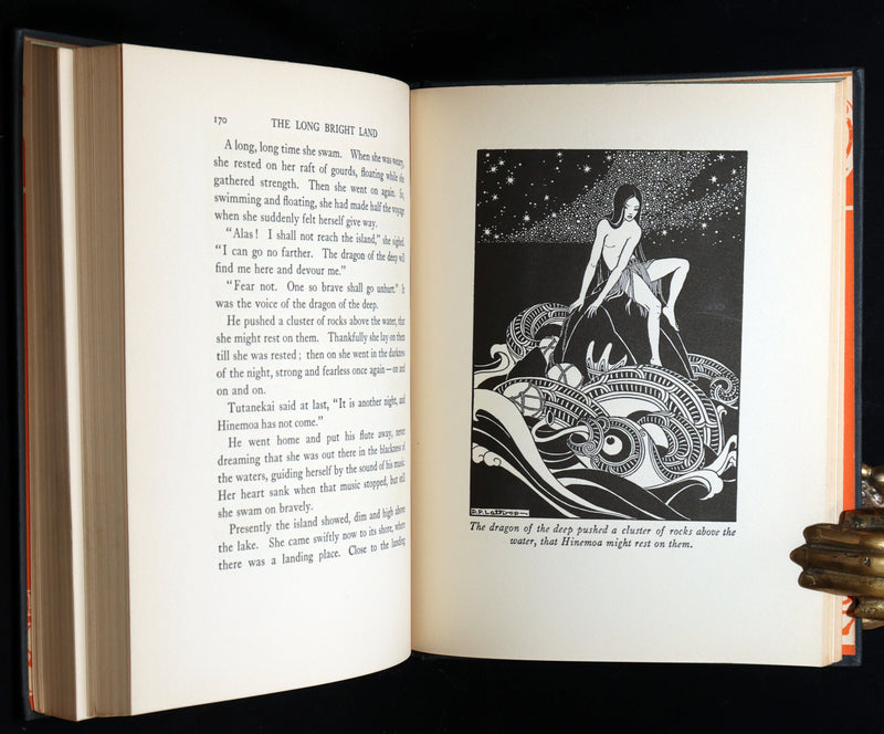 1929 Signed First Edition - The Long Bright Land, Fairy Tales from Southern Seas