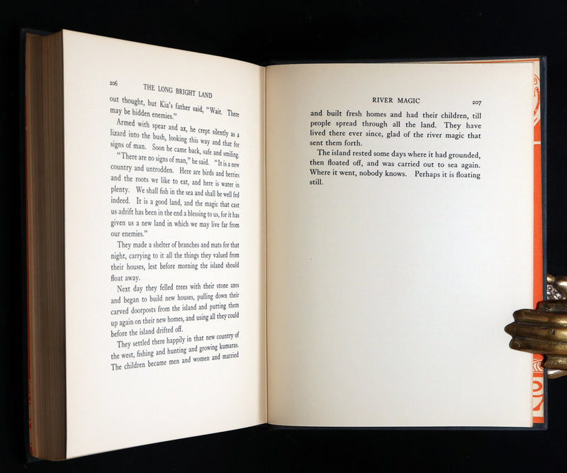 1929 Signed First Edition - The Long Bright Land, Fairy Tales from Southern Seas