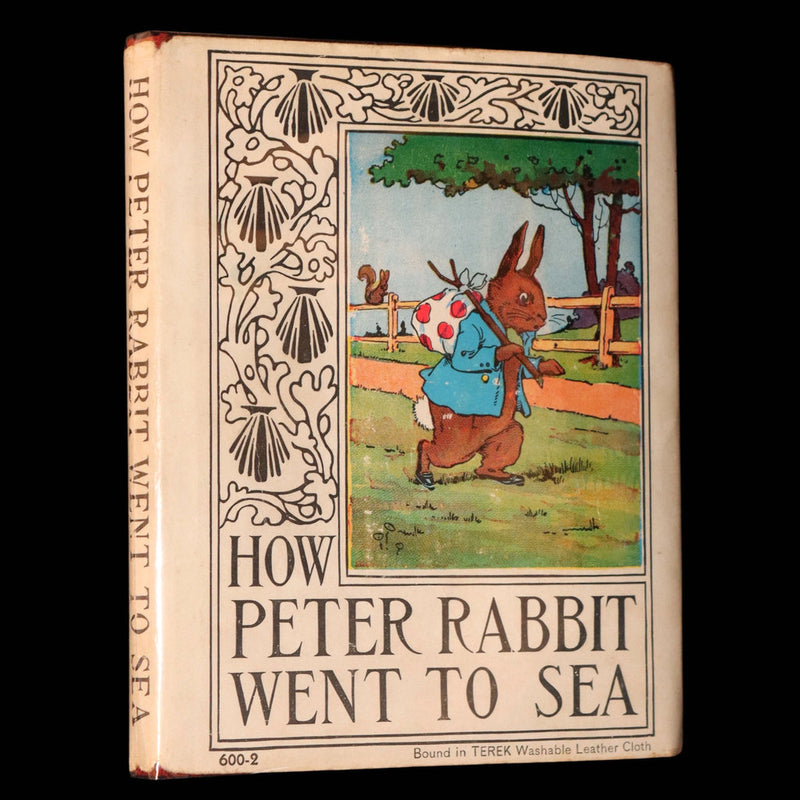 1935 Rare Book with Dust Jacket - How Peter Rabbit Went to Sea by Duff Graham