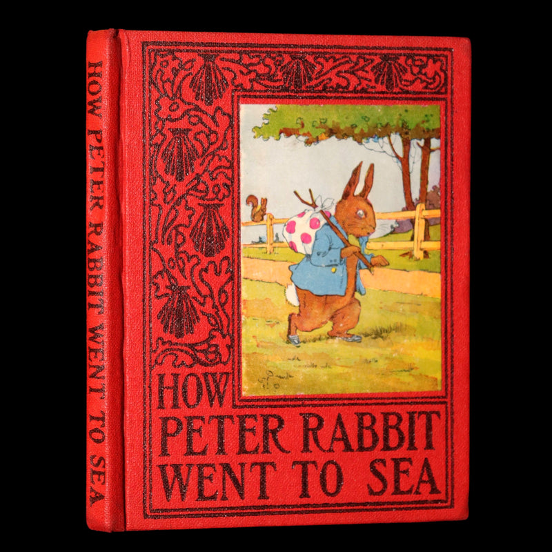 1935 Rare Book with Dust Jacket - How Peter Rabbit Went to Sea by Duff Graham