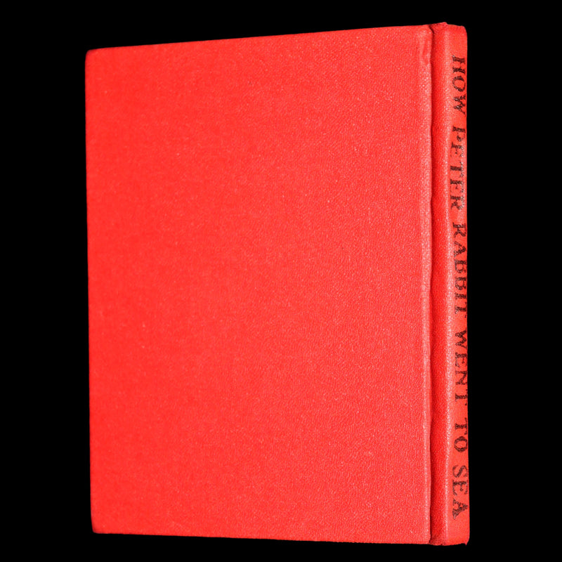 1935 Rare Book with Dust Jacket - How Peter Rabbit Went to Sea by Duff Graham