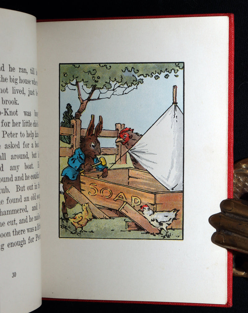 1935 Rare Book with Dust Jacket - How Peter Rabbit Went to Sea by Duff Graham